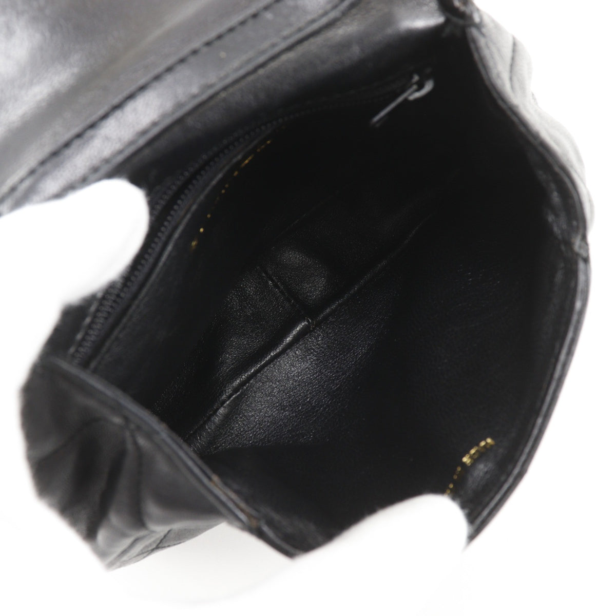 Chanel Flap Shoulder Leather, Black, Leather, Shoulder Bag