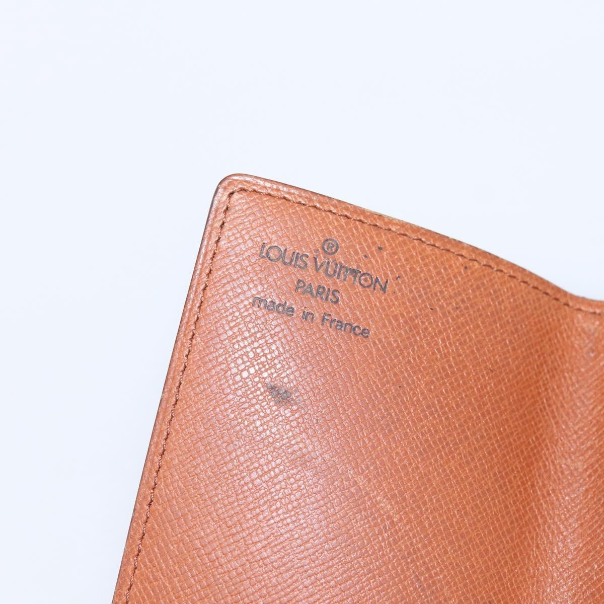 Louis Vuitton Porte Cartes Pression Card Case Monogram Canvas, Brown, Canvas, Card Holder