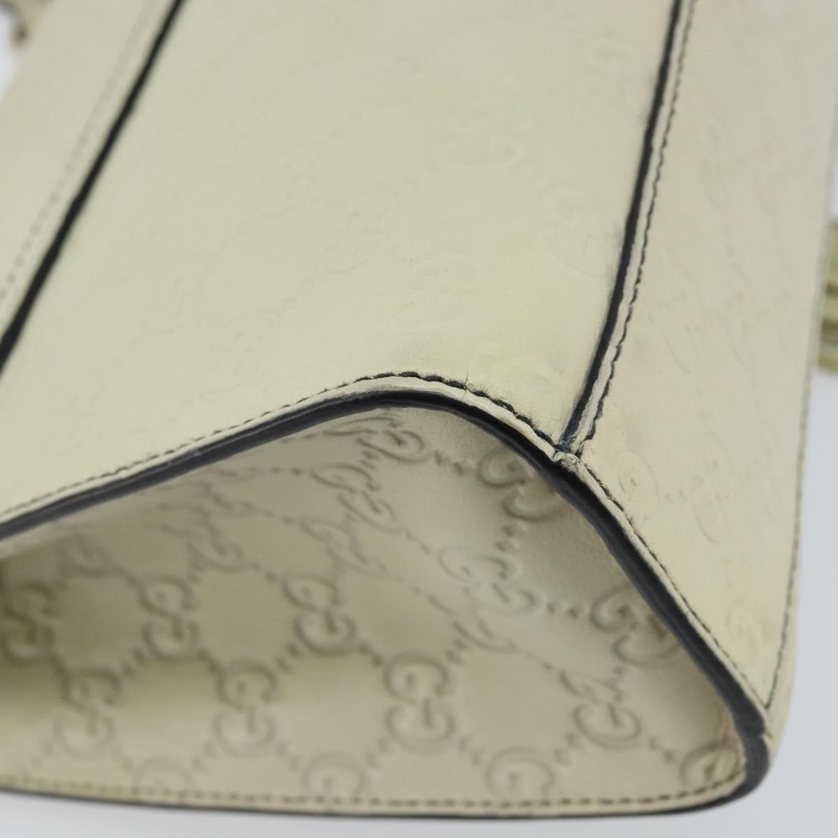 Gucci Emily Chain Flap Guccissima Leather, Beige, Leather, Shoulder Bag