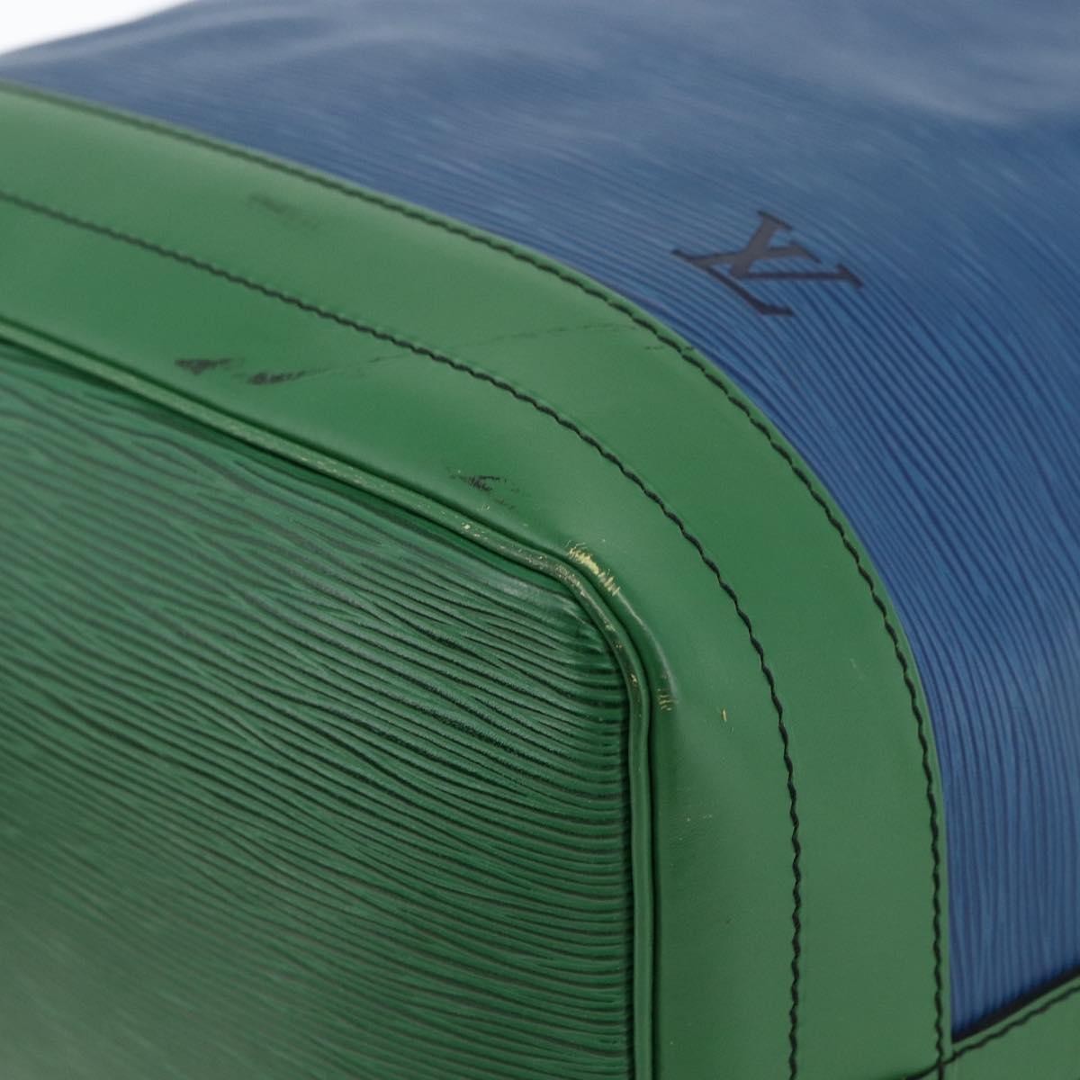 Louis Vuitton Bicolor Noe Epi Leather, Blue, Leather, Shoulder Bag