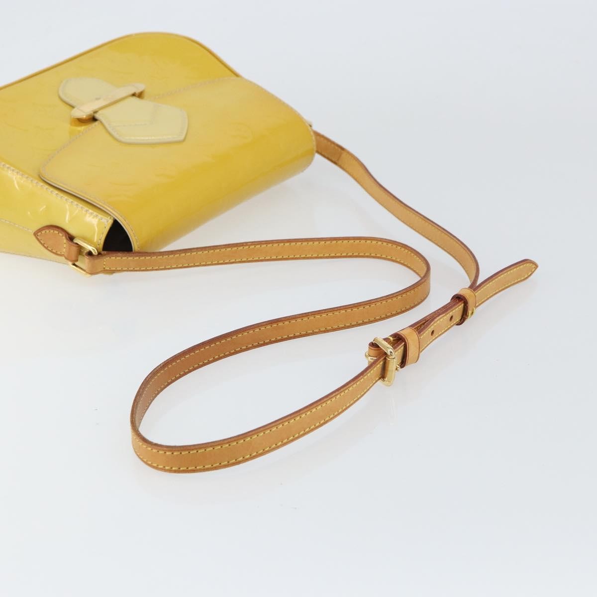 Louis Vuitton Bellflower Monogram Vernis, Brown, Patent Leather, Handbag