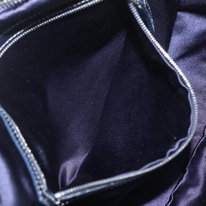 Fendi Shoulder Zucchino Canvas, Navy, Canvas, Shoulder Bag