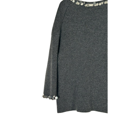 CHRISTOPHER KANE Sequin Wool Cardigan