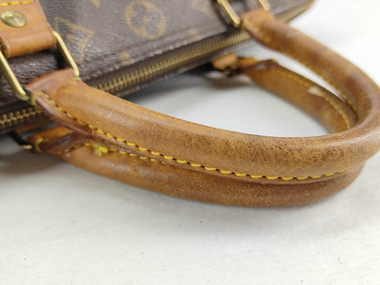 Louis Vuitton Speedy Monogram Canvas, Brown, Canvas, Handbag