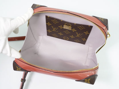 Louis Vuitton Venice Vernis with Monogram Canvas, Pink, Patent Leather, Shoulder Bag