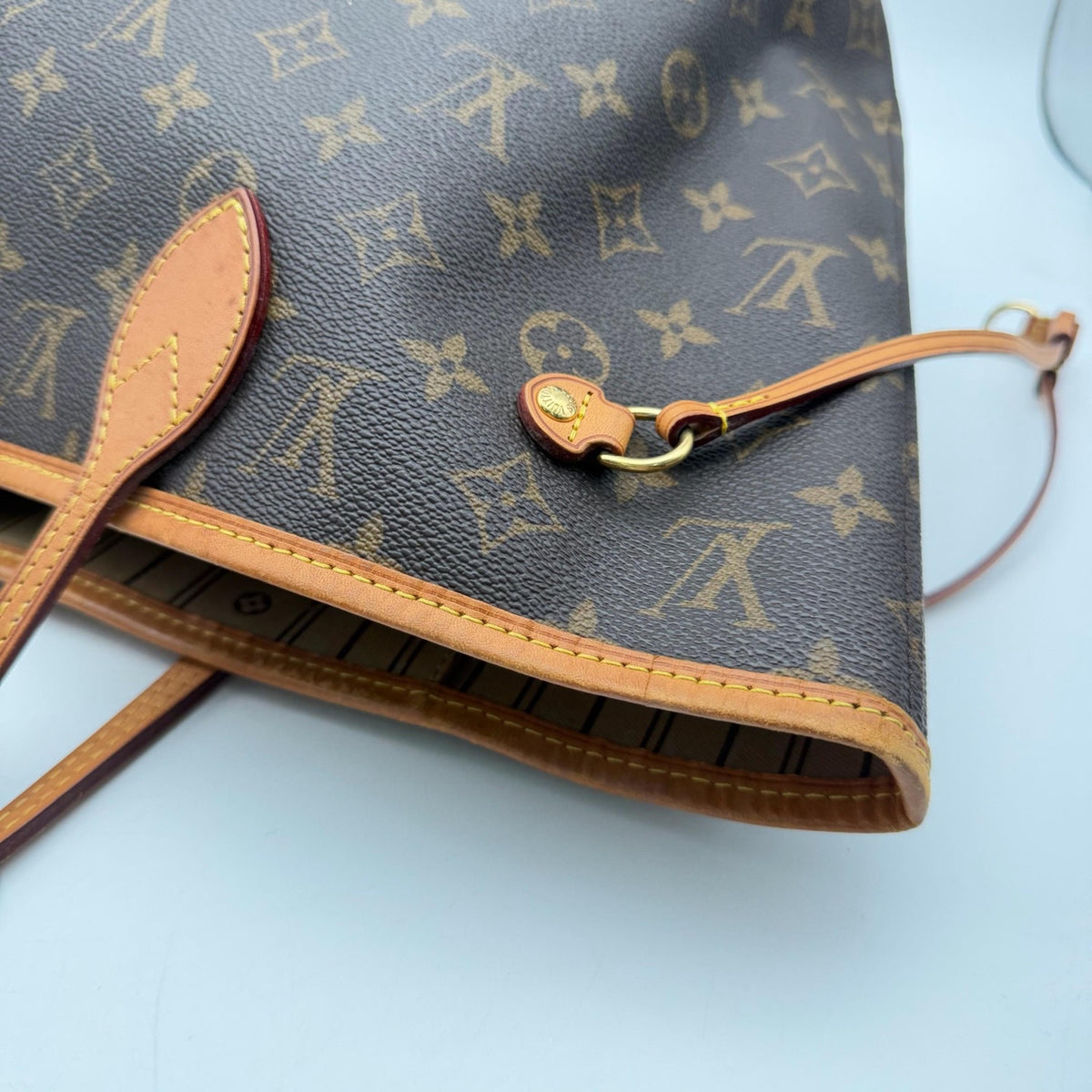 Louis Vuitton Neverfull Monogram Canvas, Brown, Canvas, Tote Bag