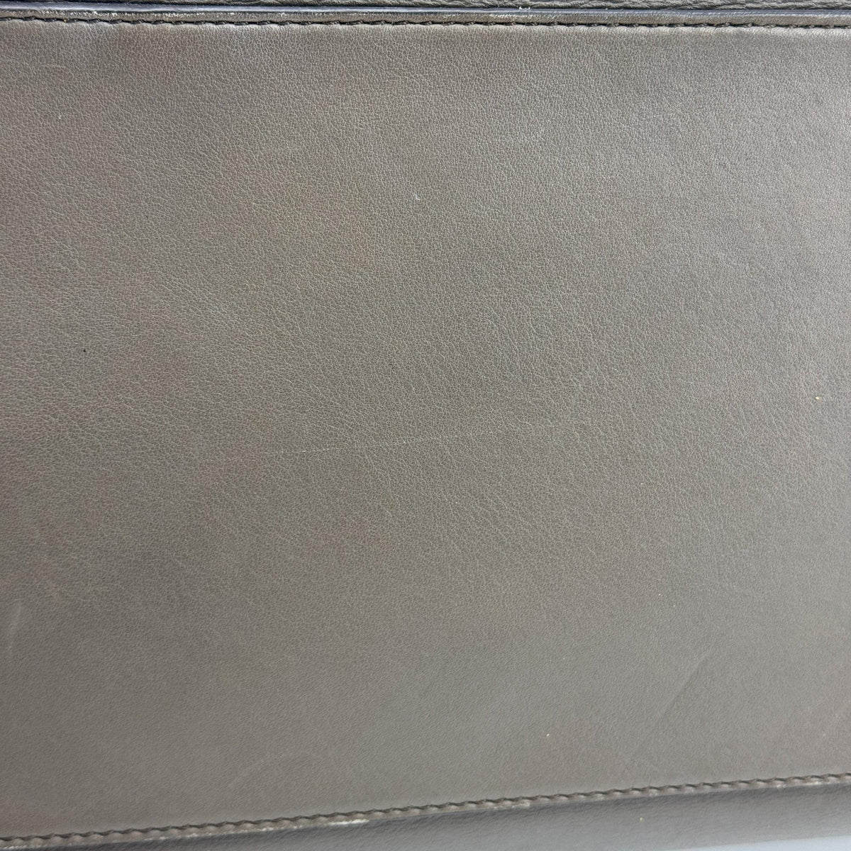 Celine Tricolor Trapeze Leather, Brown, Leather, Handbag