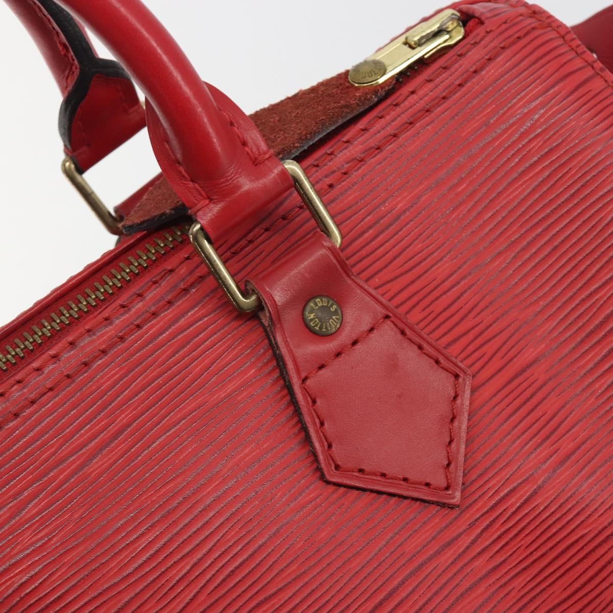 Louis Vuitton Speedy Epi Leather, Red, Leather, Handbag