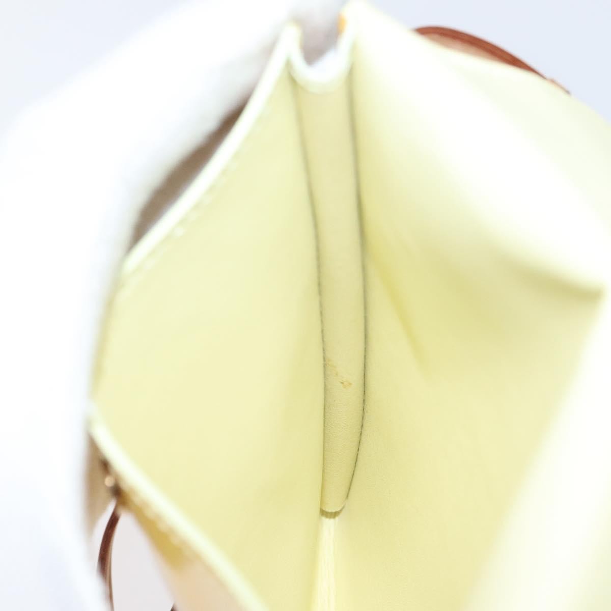 Louis Vuitton Kenmare Shoulder Patent leather, Yellow, Patent Leather, Clutch