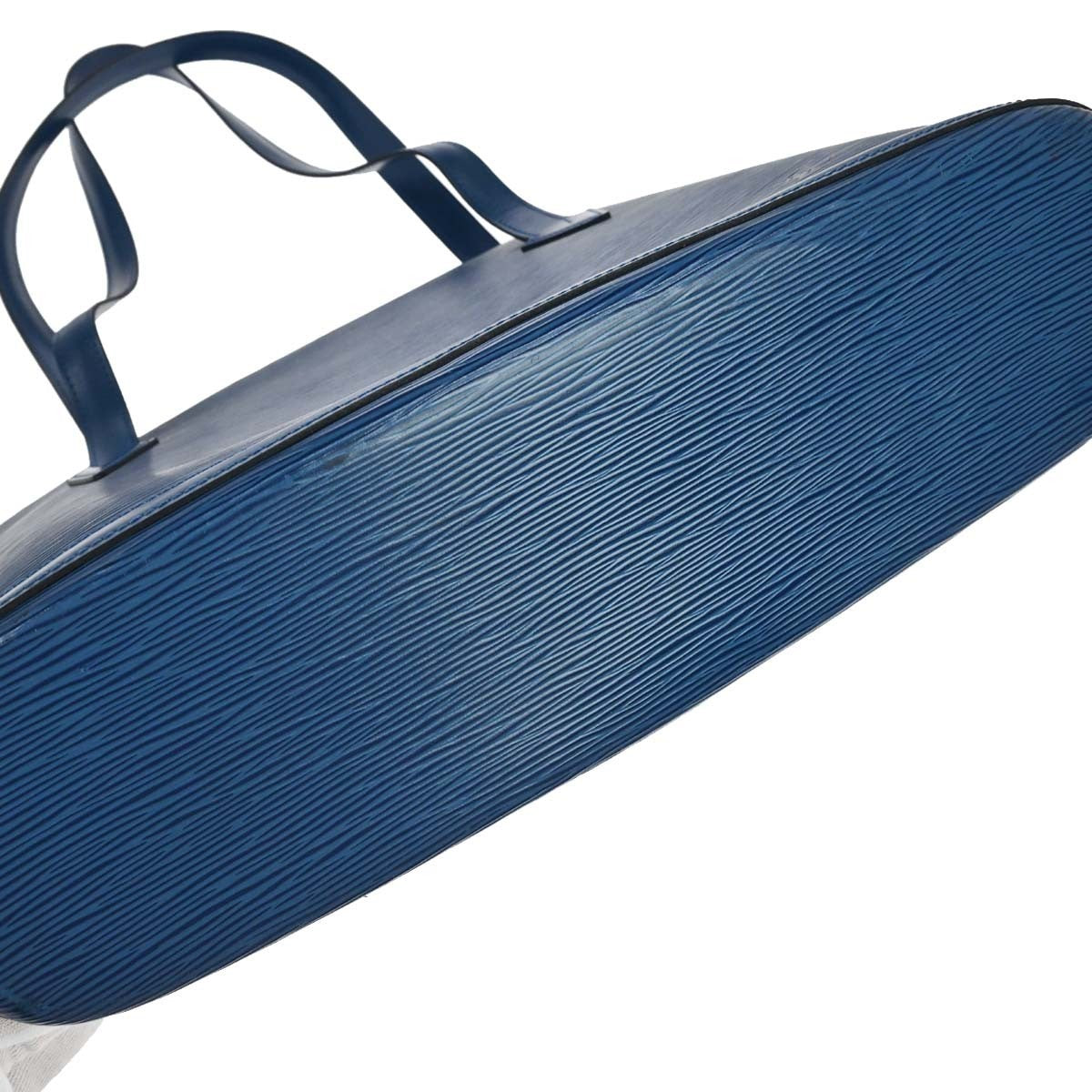 Louis Vuitton Lussac Epi Leather, Blue, Leather, Shoulder Bag