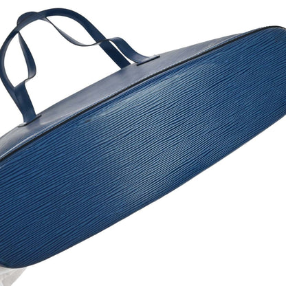 Louis Vuitton Lussac Epi Leather, Blue, Leather, Shoulder Bag