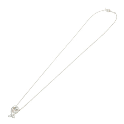 Tiffany & Co. Paloma Picasso Loving Heart Silver, Silver, Silver, Necklace