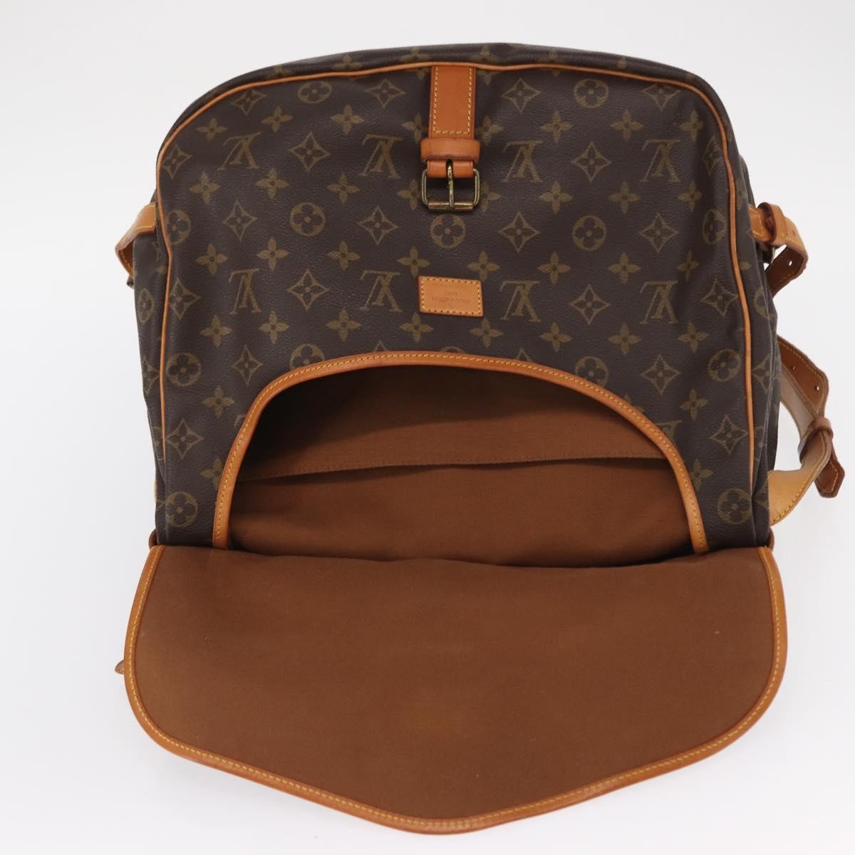 Louis Vuitton Saumur Monogram Canvas, Brown, Canvas, Shoulder Bag