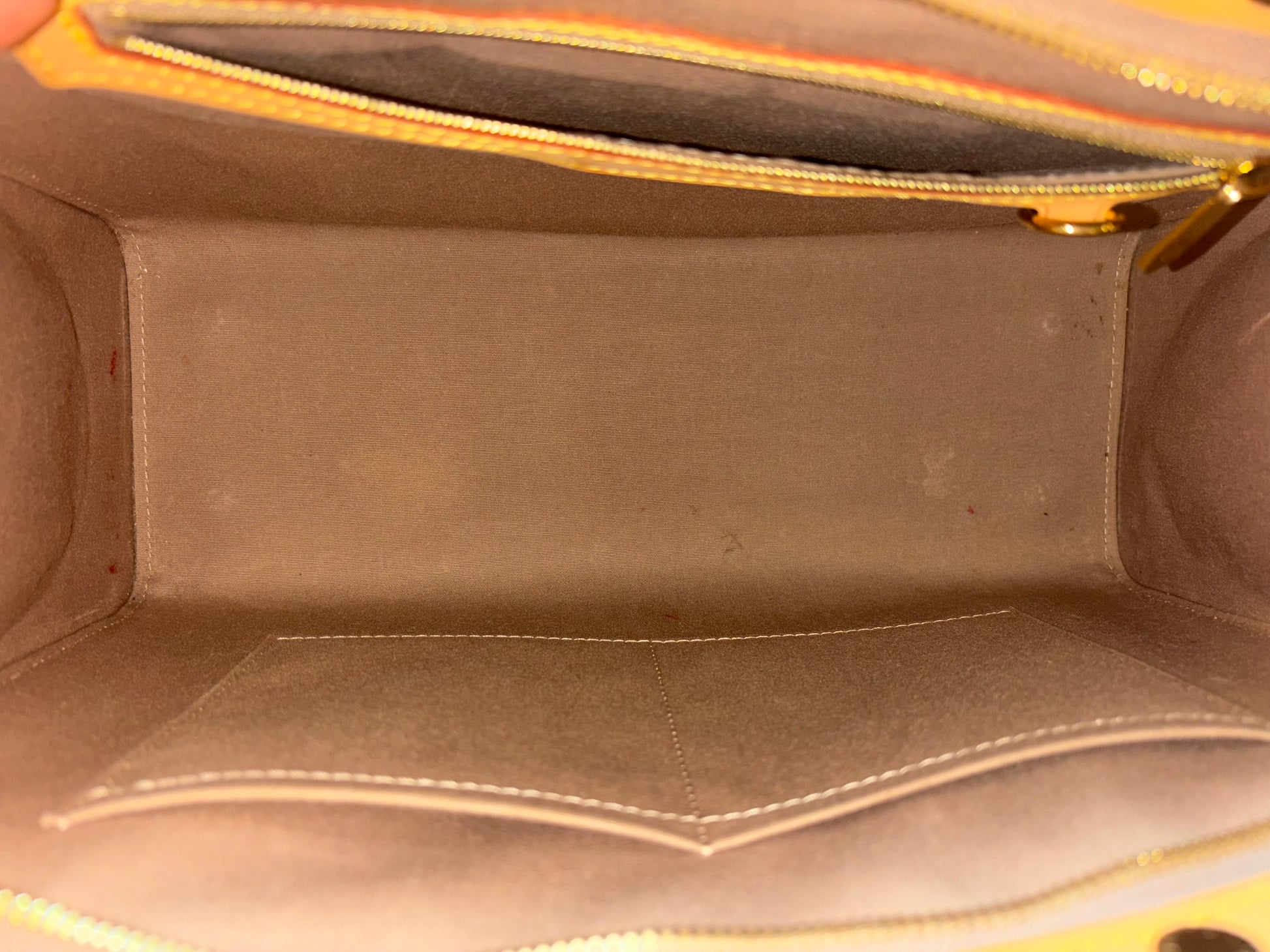 Louis Vuitton Brea Handbag Monogram Vernis, Green, Patent Leather, Handbag