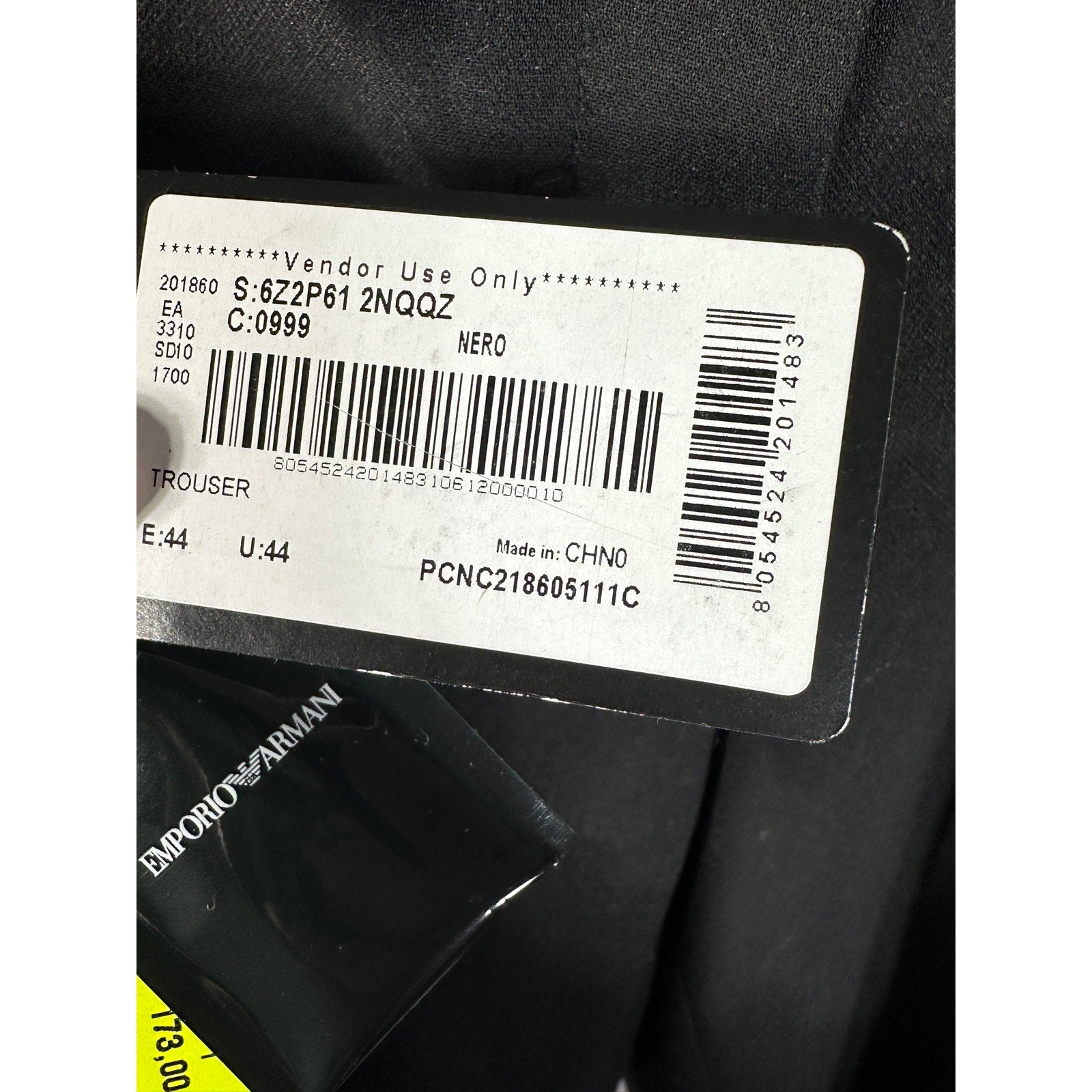 Emporio Armani Tapered Pants