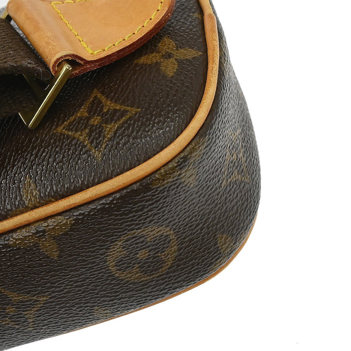 Louis Vuitton Pochette Gange Monogram Canvas, Brown, Canvas, Clutch