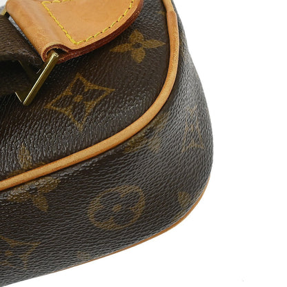 Louis Vuitton Pochette Gange Monogram Canvas, Brown, Canvas, Clutch