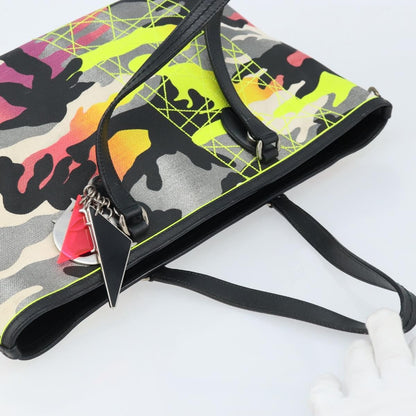 Christian Dior Open Limited Edition Anselm Reyle Camouflage Canvas, Multicolour, Canvas, Tote Bag
