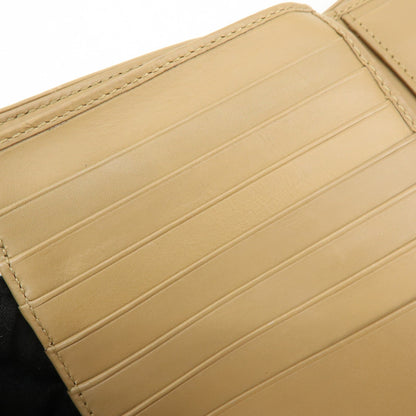 Prada Trifold Compact Saffiano Leather, Beige, Nylon, Wallet