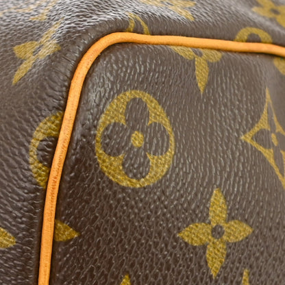 Louis Vuitton Keepall Monogram, Brown, Canvas, Travel Bag