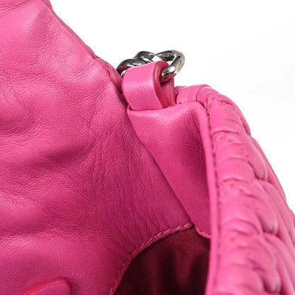 Miu Miu Crystal Clutch Matelasse Leather, Pink, Leather, Handbag