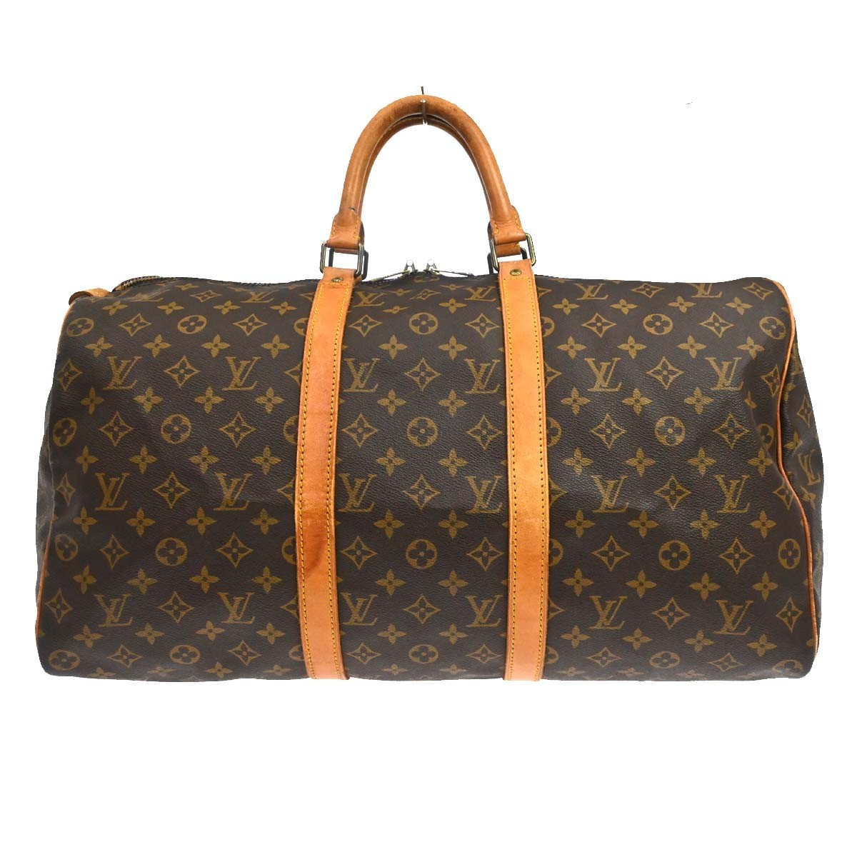 Louis Vuitton Keepall Monogram Canvas, Brown, Canvas, Travel Bag
