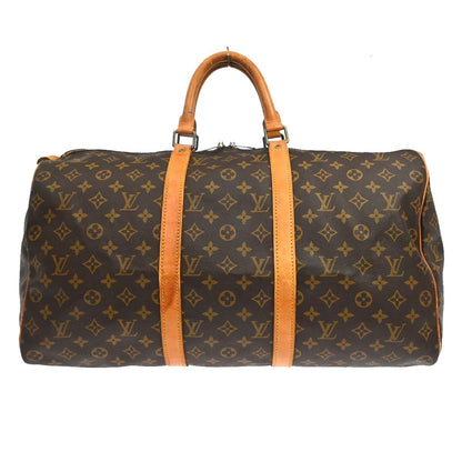 Louis Vuitton Keepall Monogram Canvas, Brown, Canvas, Travel Bag