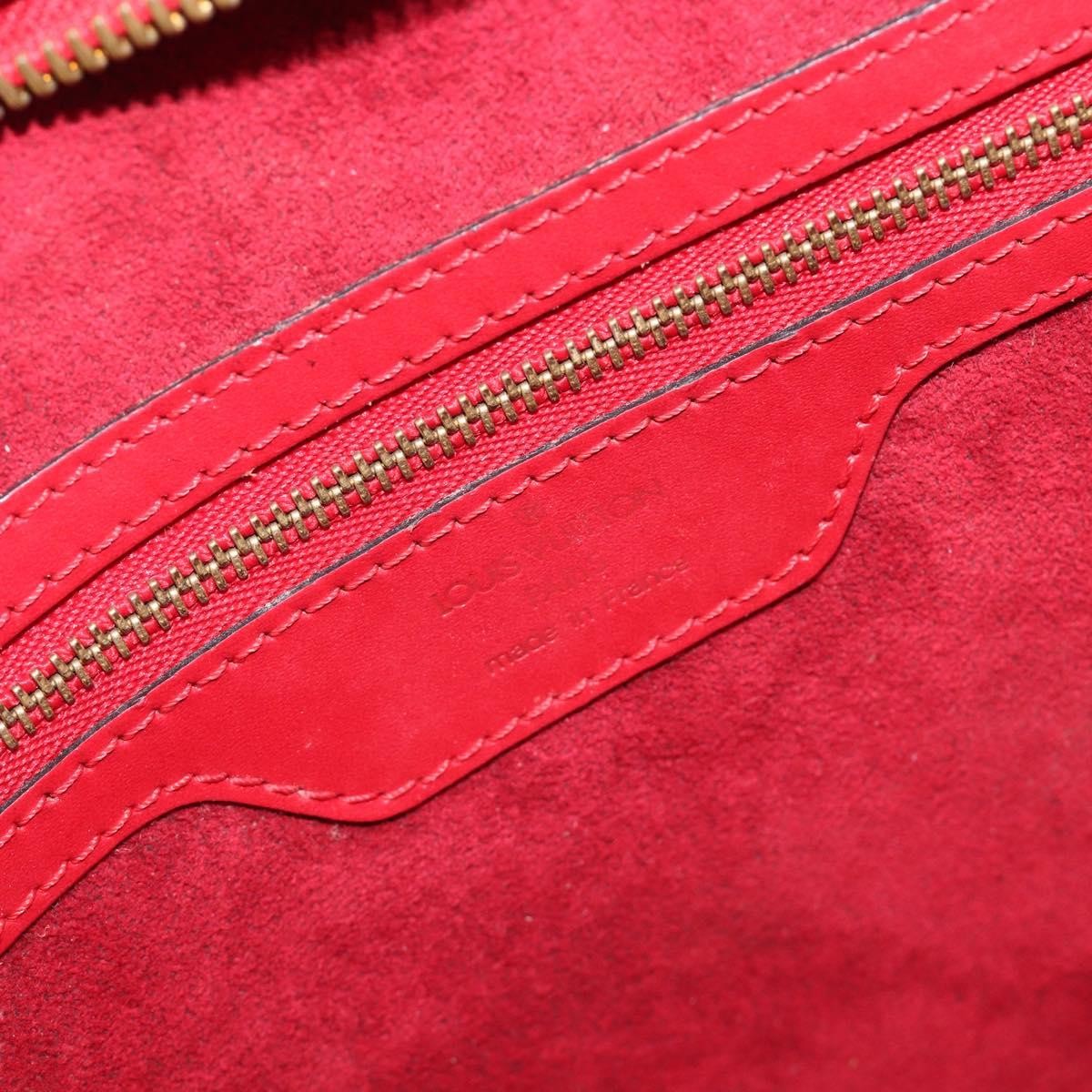 Louis Vuitton Saint Jacques Epi Leather, Red, Leather, Handbag
