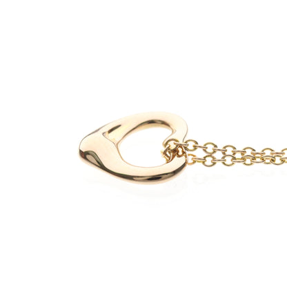 Tiffany & Co. Elsa Peretti Open Heart Pendant 18K Yellow Gold, Gold, Pink Gold, Necklace