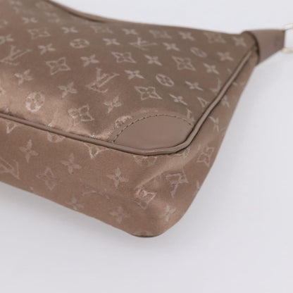 Louis Vuitton Boulogne Monogram Satin, Beige, Canvas, Handbag