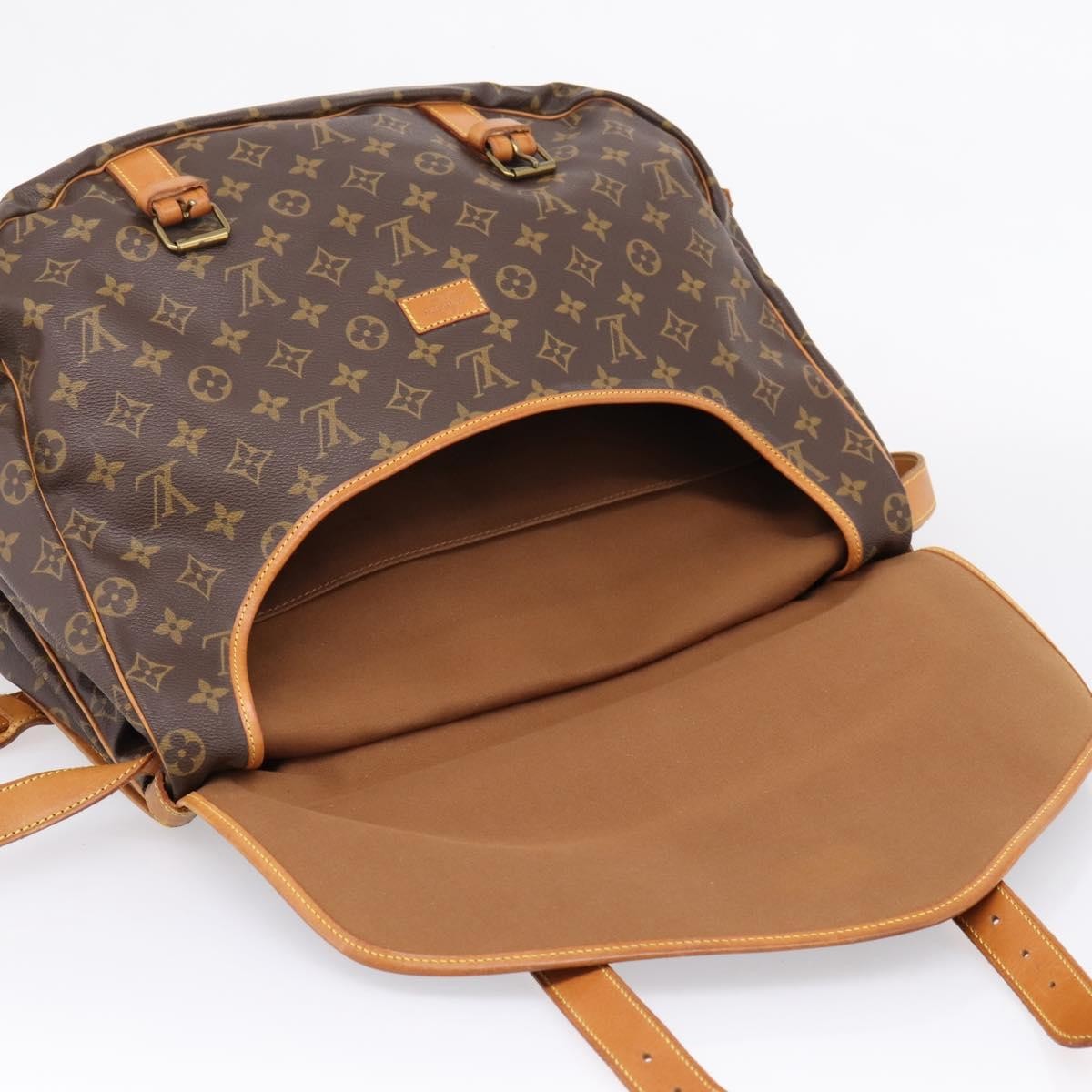 Louis Vuitton Saumur Monogram Canvas, Brown, Canvas, Shoulder Bag