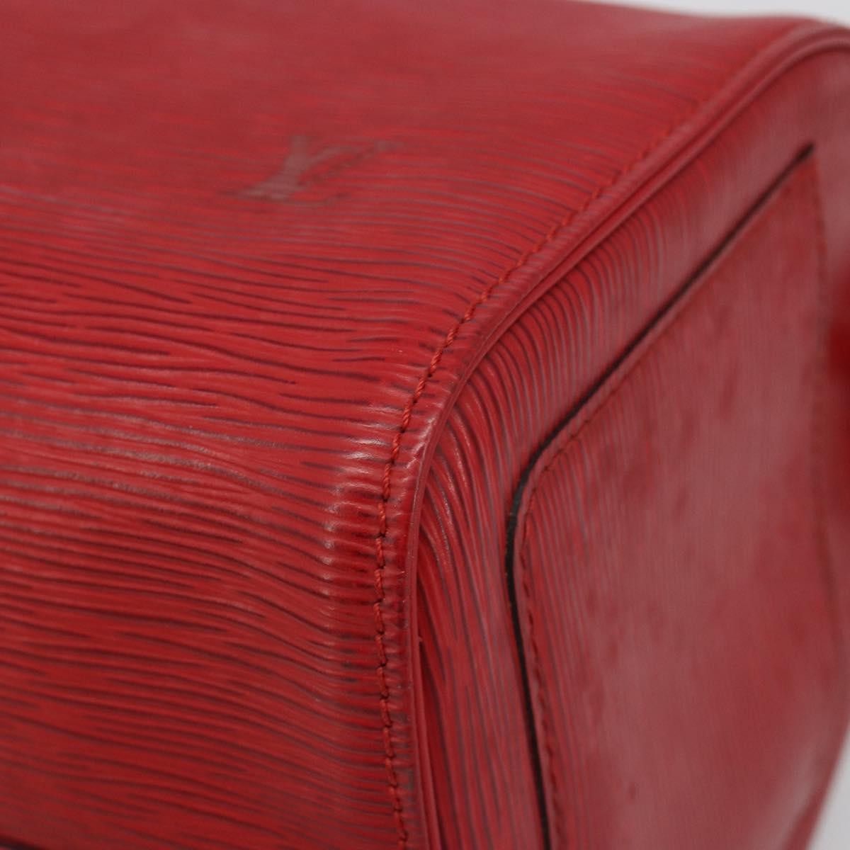 Louis Vuitton Speedy Epi Leather, Red, Leather, Handbag
