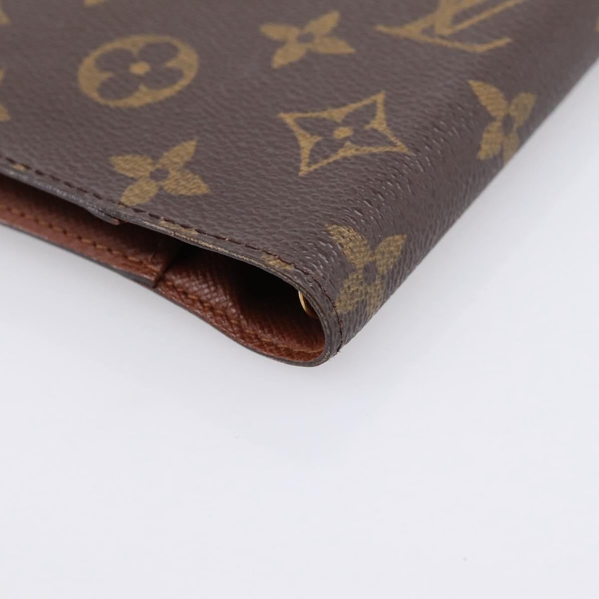 Louis Vuitton Agenda Cover Monogram Canvas, Brown, Canvas, Wallet