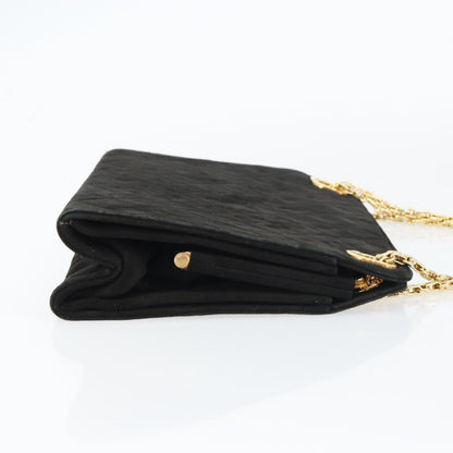 Chanel Matelasse Chain Shoulder Bag Suede, BLACK, SUEDE, Shoulder bag