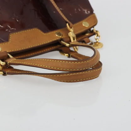 Louis Vuitton Brea Monogram Vernis, Burgundy, Patent Leather, Handbag