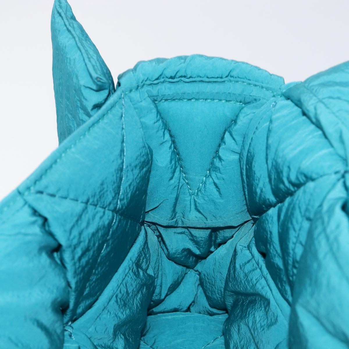 Bottega Veneta Padded Tech Cassette Intrecciato Nylon, Turquoise, Nylon, Crossbody Bag