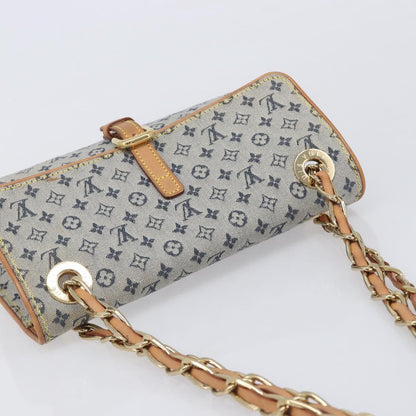 Louis Vuitton Camille Mini Lin, Blue, Canvas, Handbag