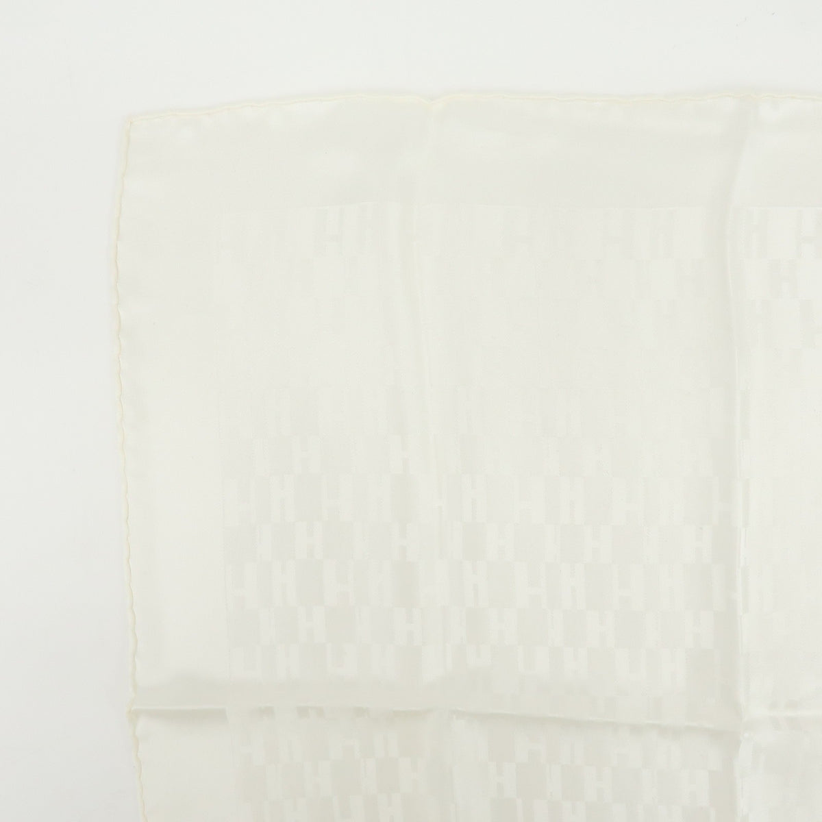 Hermes Carré 40 Silk, White, Silk, Scarf