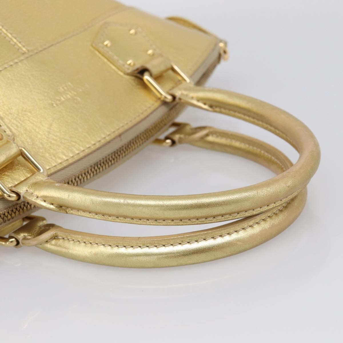 Louis Vuitton Suhali Lockit Leather, Gold, Leather, Handbag