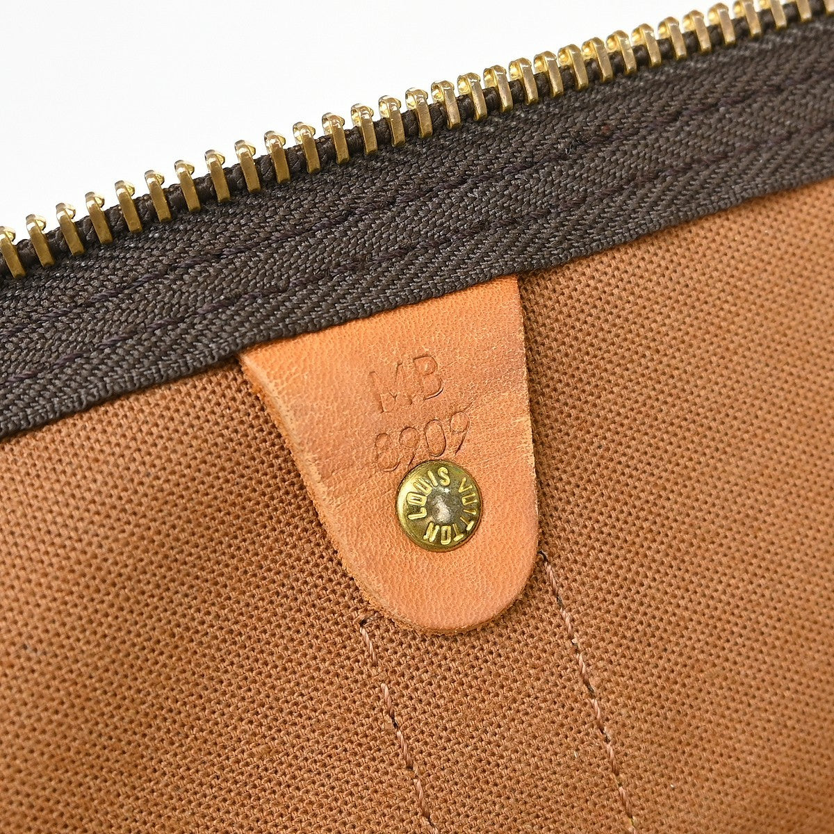 Louis Vuitton Keepall Monogram, Brown, Canvas, Travel Bag