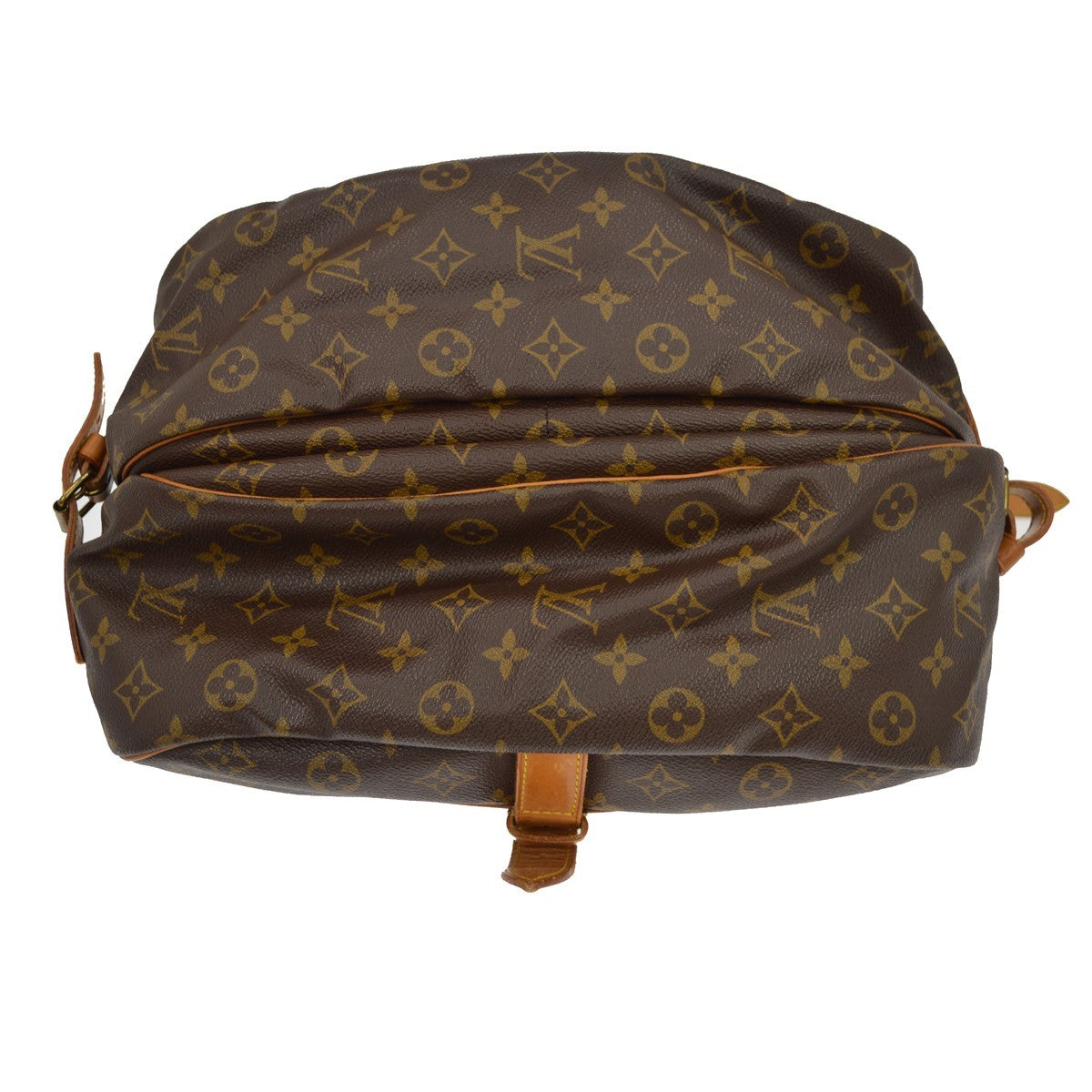 Louis Vuitton Saumur Monogram, Brown, Canvas, Shoulder Bag