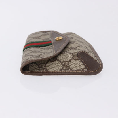 Gucci Sherry line Canvas, Beige, PVC, Clutch
