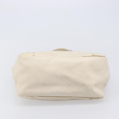 Chloe Eden Leather, White, Leather, Tote Bag