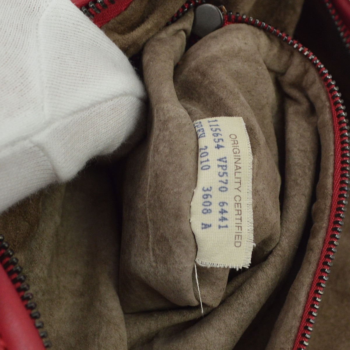 Bottega Veneta Veneta Plisse Hobo Intrecciato Nappa, Red, Leather, Shoulder Bag