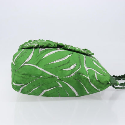 Miu Miu Vintage Nylon, Green, Nylon, Handbag