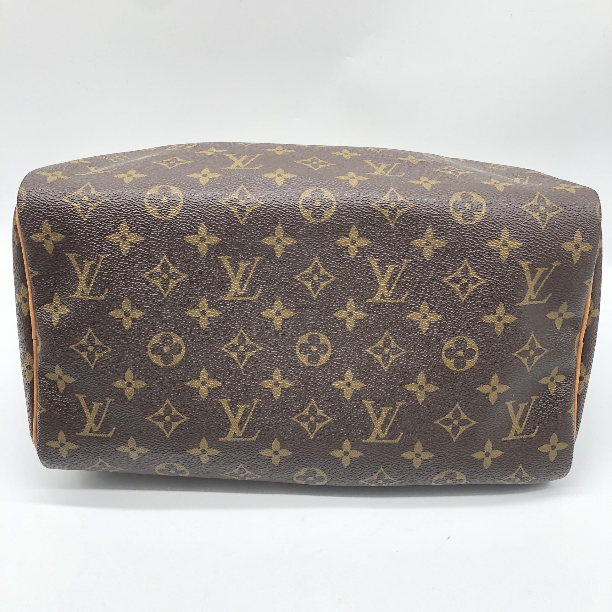 Louis Vuitton Speedy Monogram, Brown, Canvas, Handbag