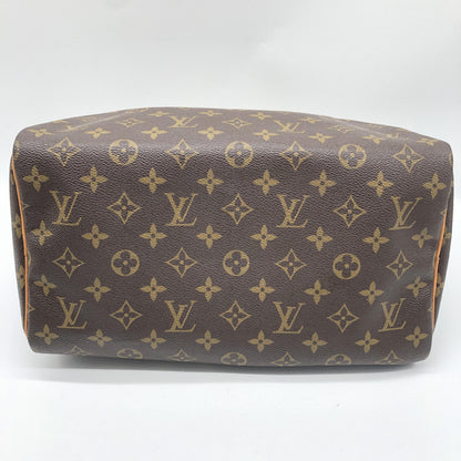 Louis Vuitton Speedy Monogram, Brown, Canvas, Handbag