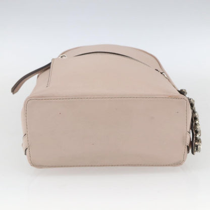 Fendi By The Way Leather, Beige, Leather, Backpack
