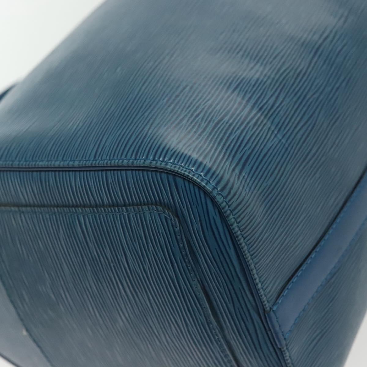 Louis Vuitton Speedy Handbag Epi Leather, BLUE, LEATHER, Handbag