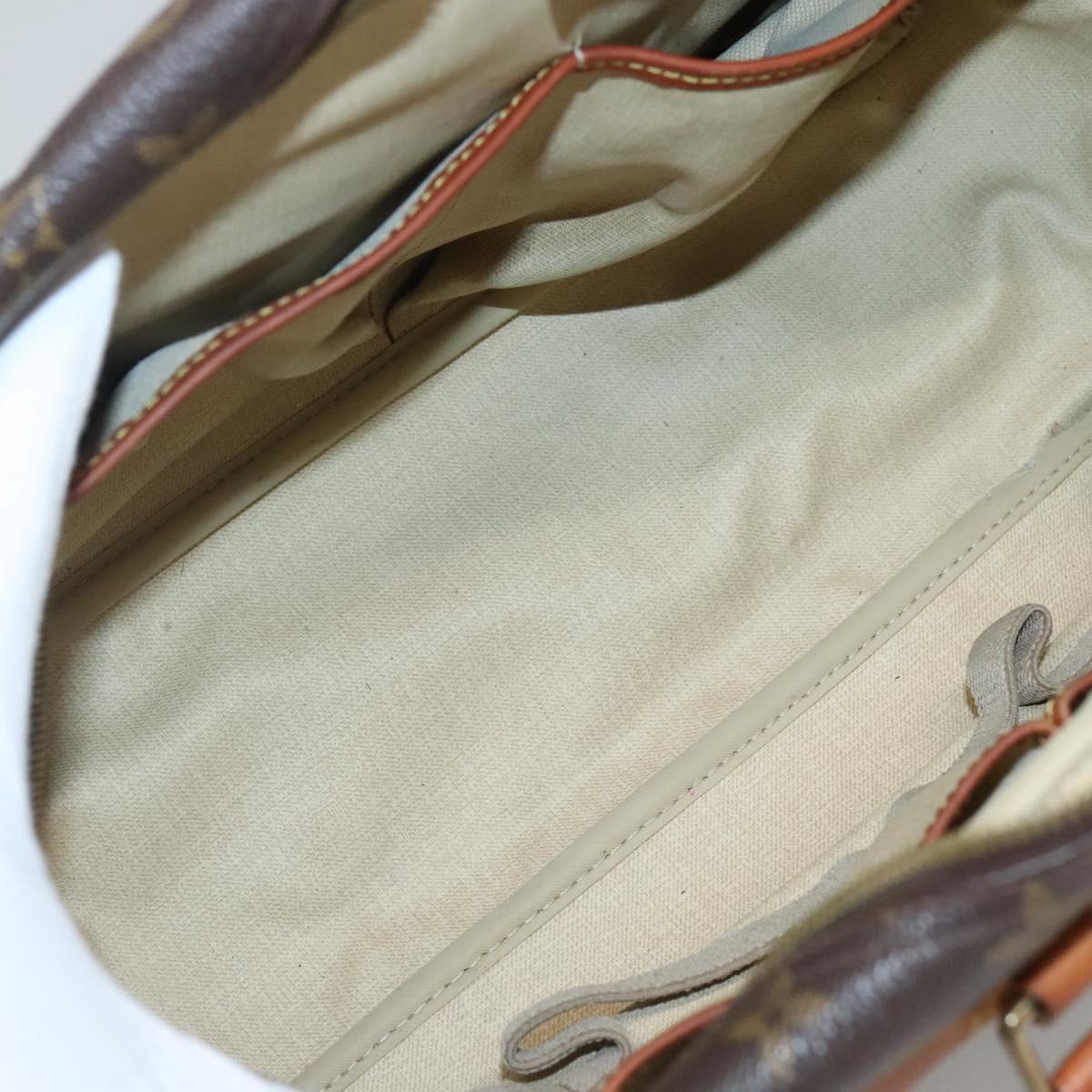 Louis Vuitton Deauville Handbag Monogram Canvas, BROWN, CANVAS, Handbag